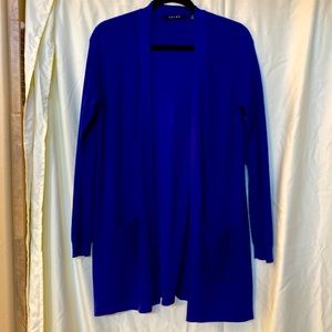 Dark royal blue long sleeve sweater